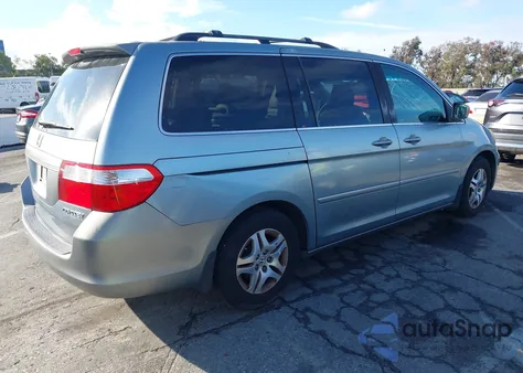 2005 Honda Odyssey Ex-L from USA, damaged, VIN 5FNRL387X5B128434